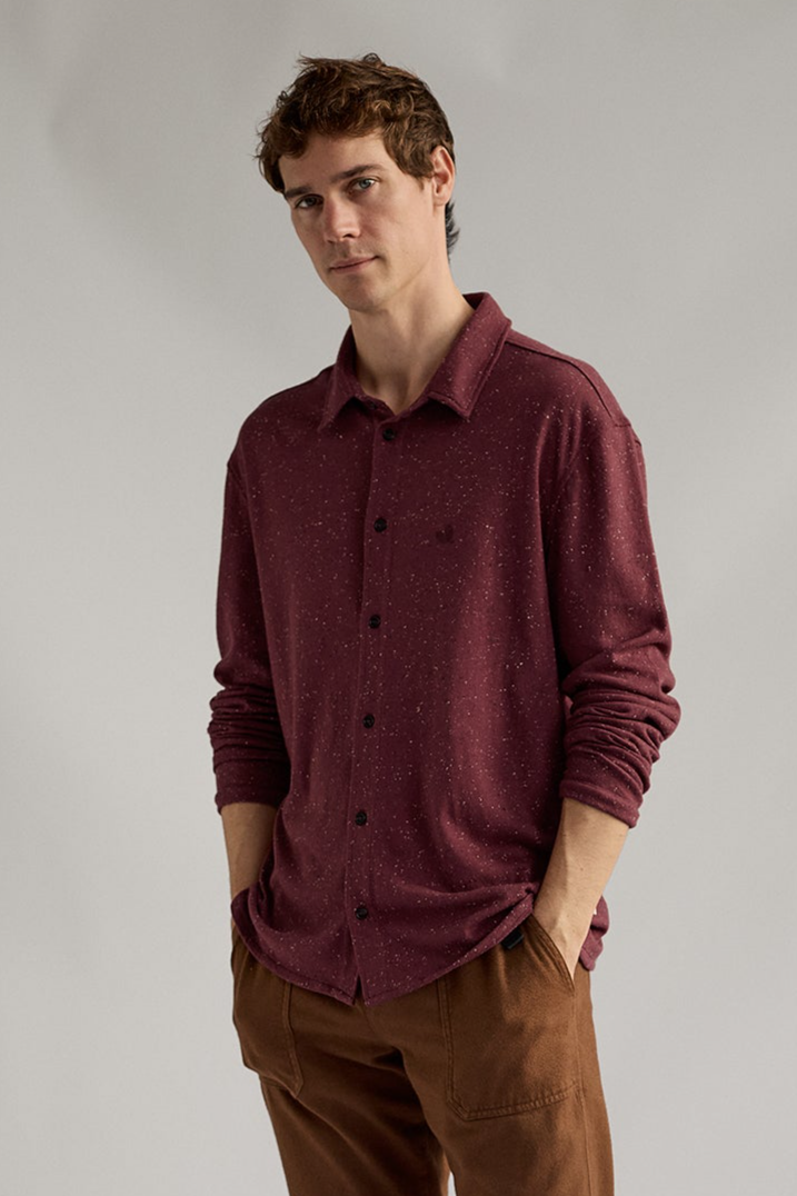 TWOTHIRDS mannen vegan Shirt Bleiksoya Zifandel Wine