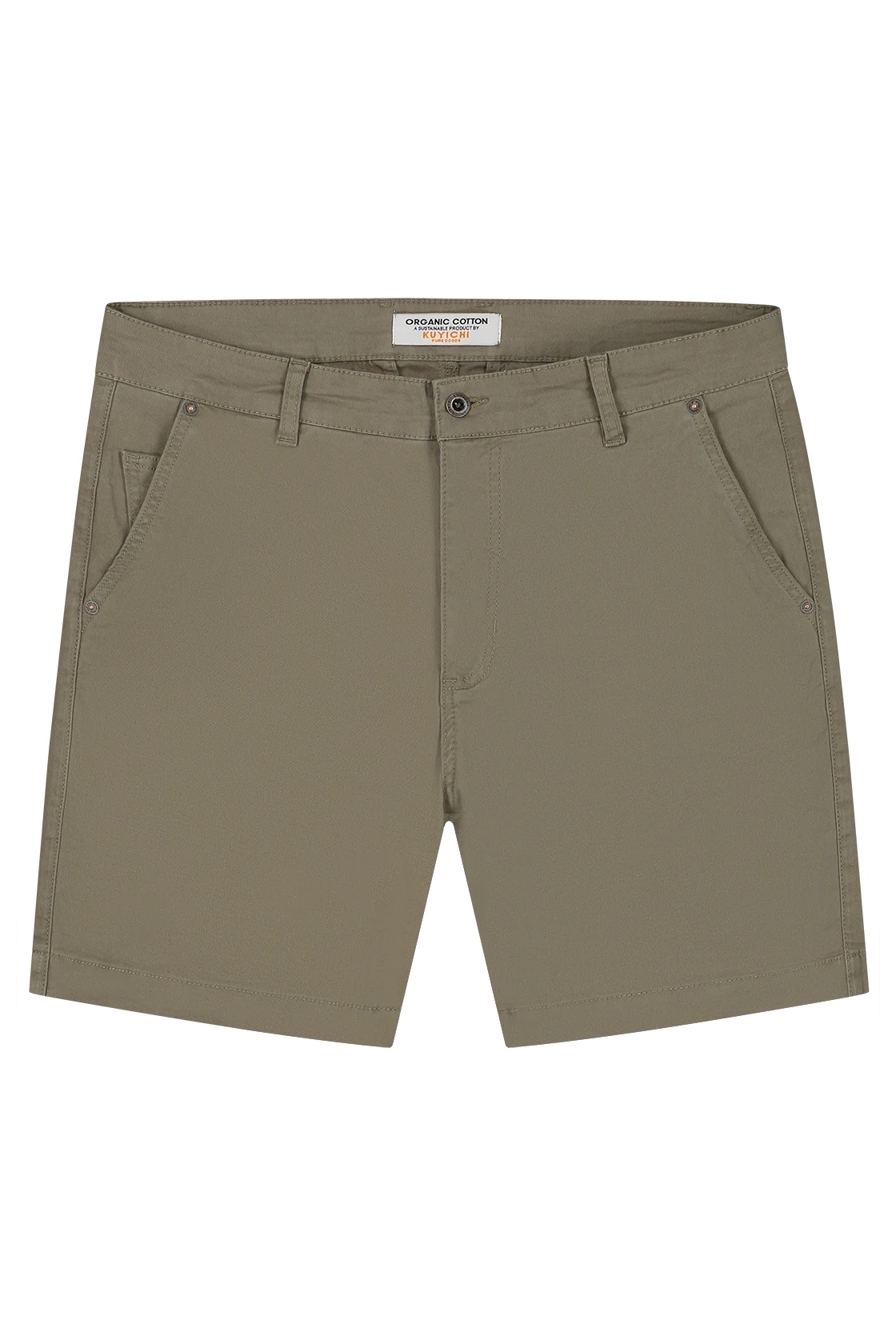 Kuyichi Toby Vegan Short - Olijfgroen