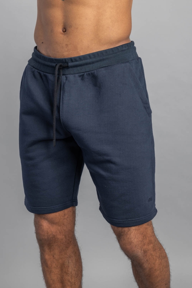 DIRTS mannen vegan Sweatshorts Marineblauw