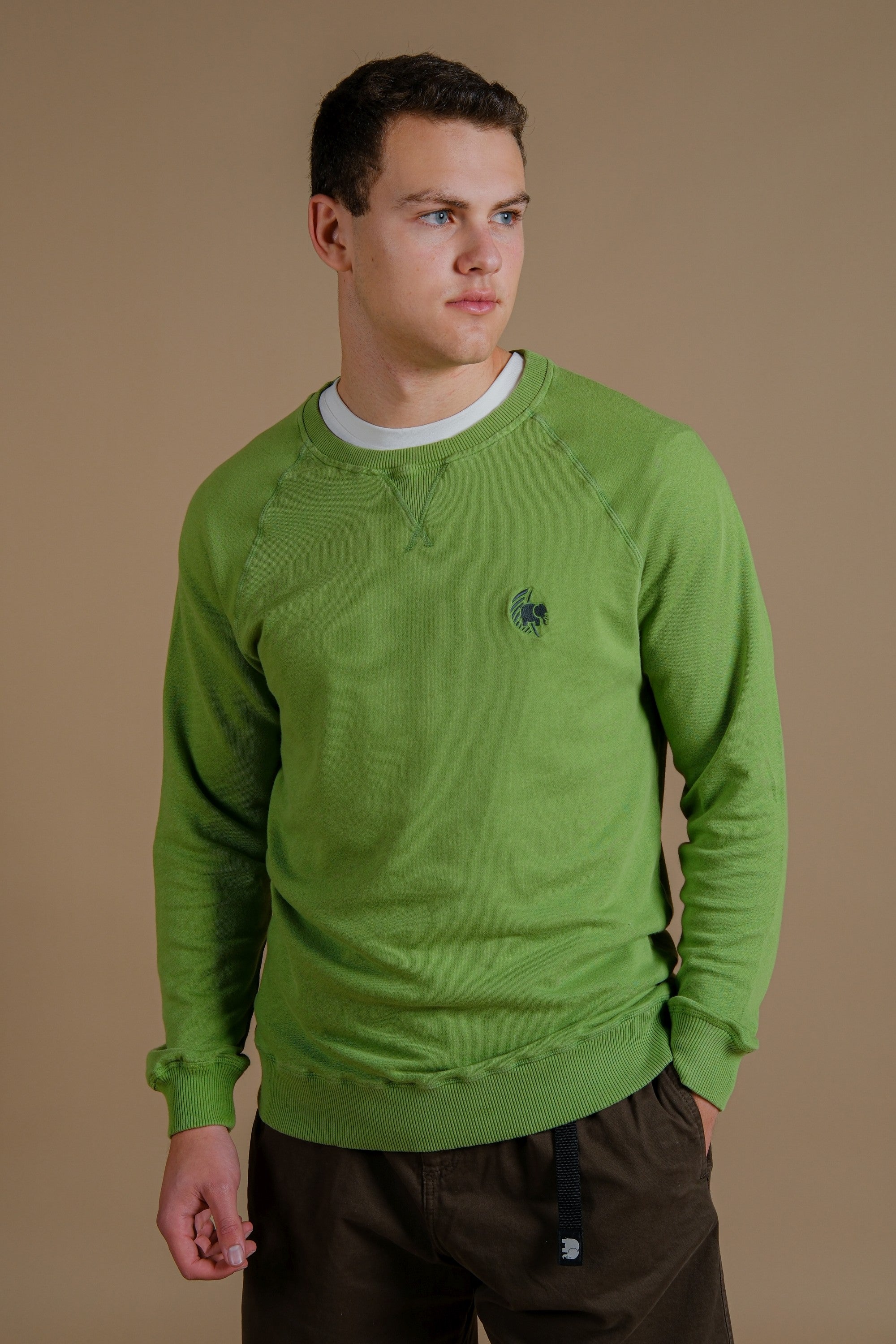 Trendsplant Washingtonia Pigment Sweater - Groen