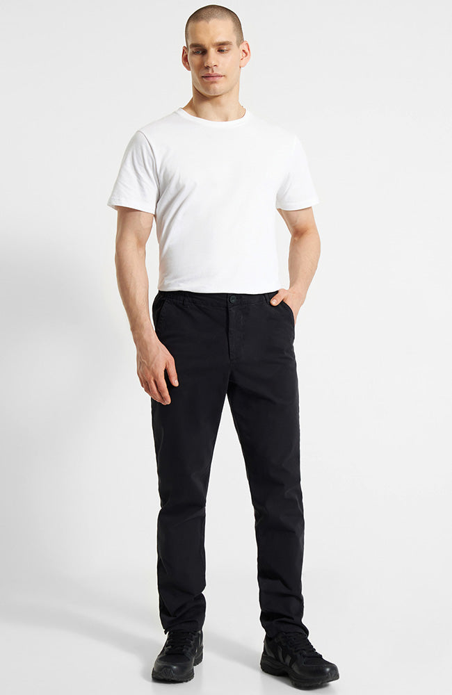 DEDICATED mannen vegan Chino Sundsvall Zwart