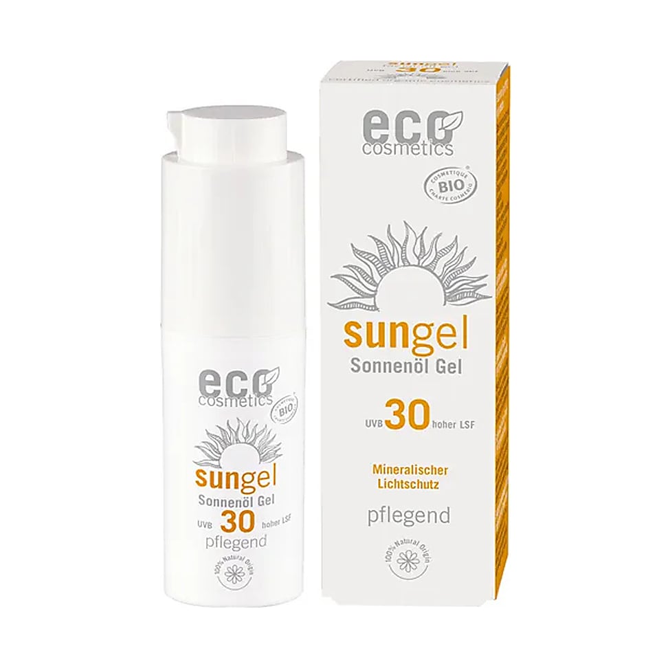 Eco Cosmetics Zonnebrand Gel Gezicht SPF30