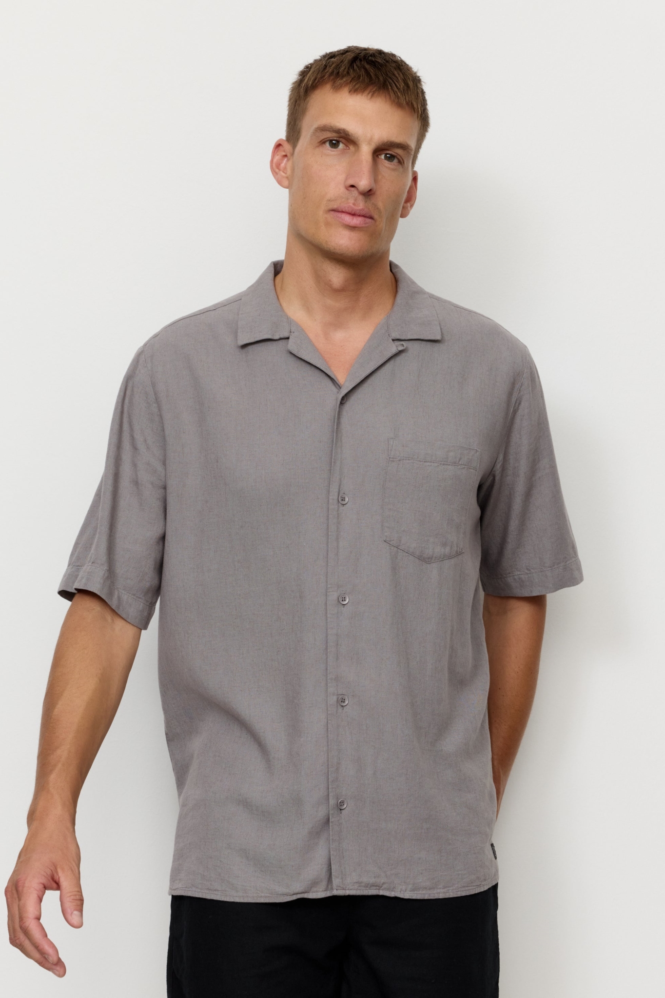 Recolution mannen vegan Shirt Cactus Greige