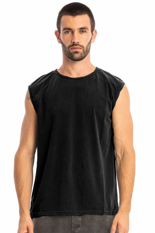 RAVENS VIEW IBIZA mannen vegan T-Shirt Bodhi Ns Zwart