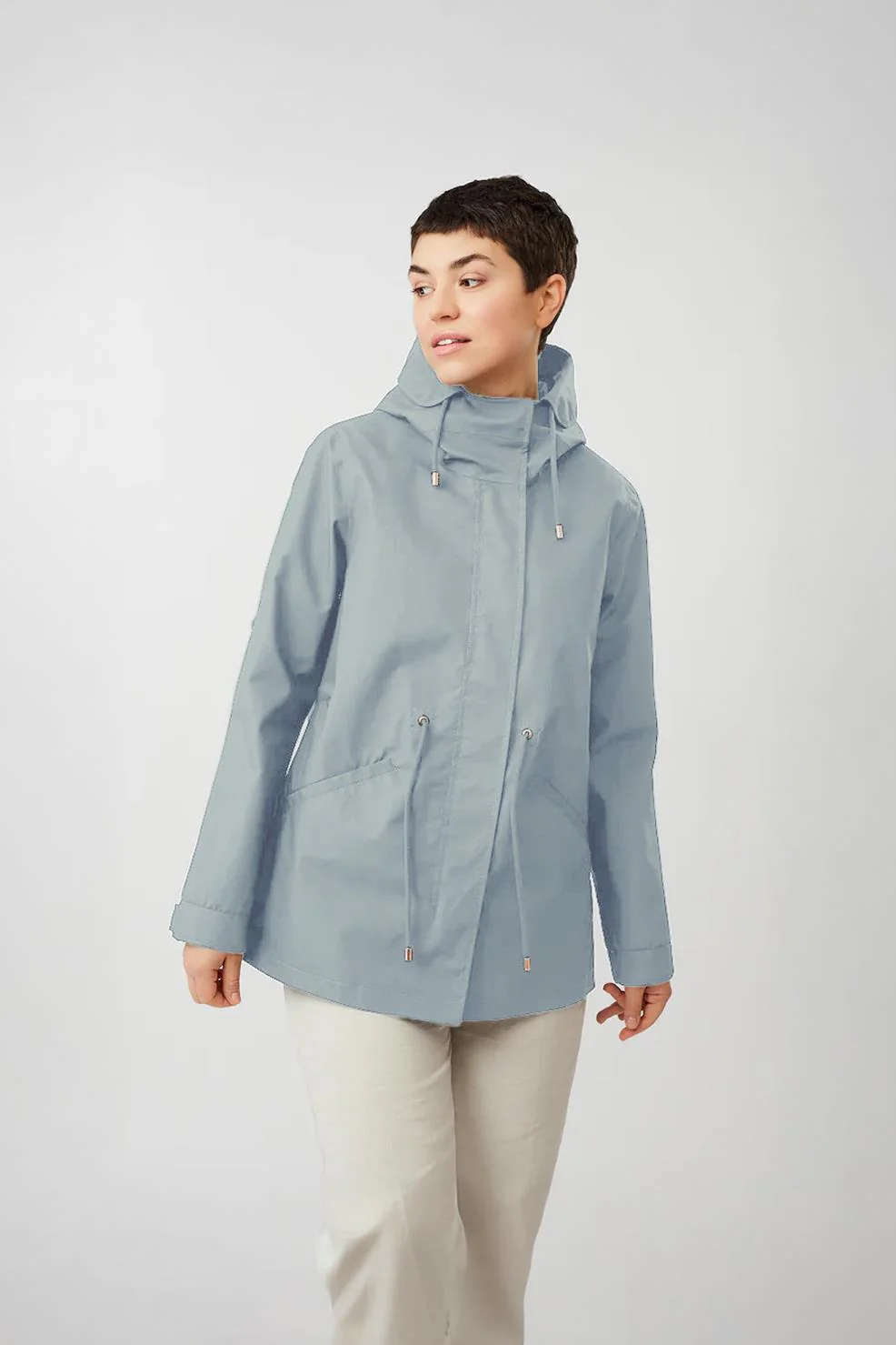 LangerChen  Parka Transitional Lismore Short Marlin Blue