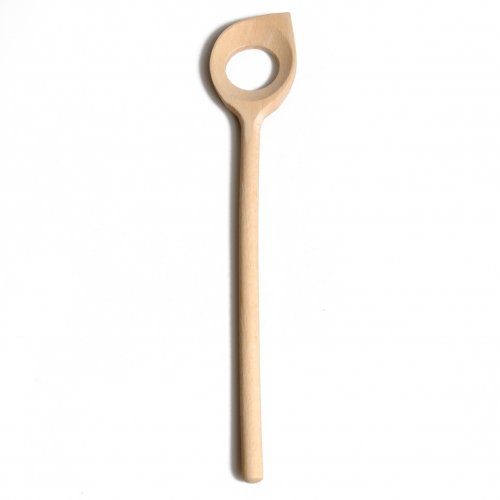Pollepel voor risotto, beukenhout, 30 cm