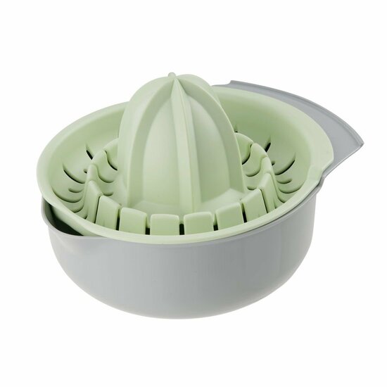 Citruspers van PLA bio plastic -  grijs/groen