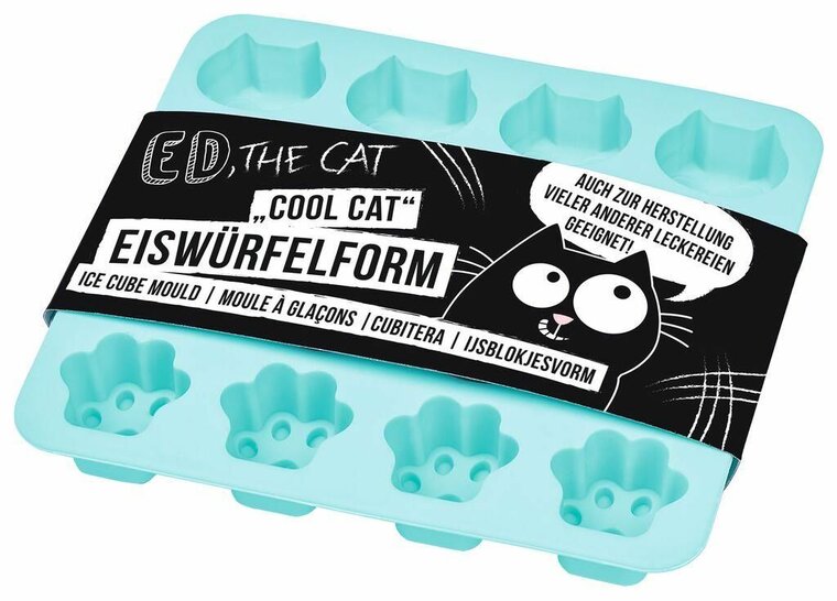 Ed the Cat ijsblokjesvorm uit siliconen