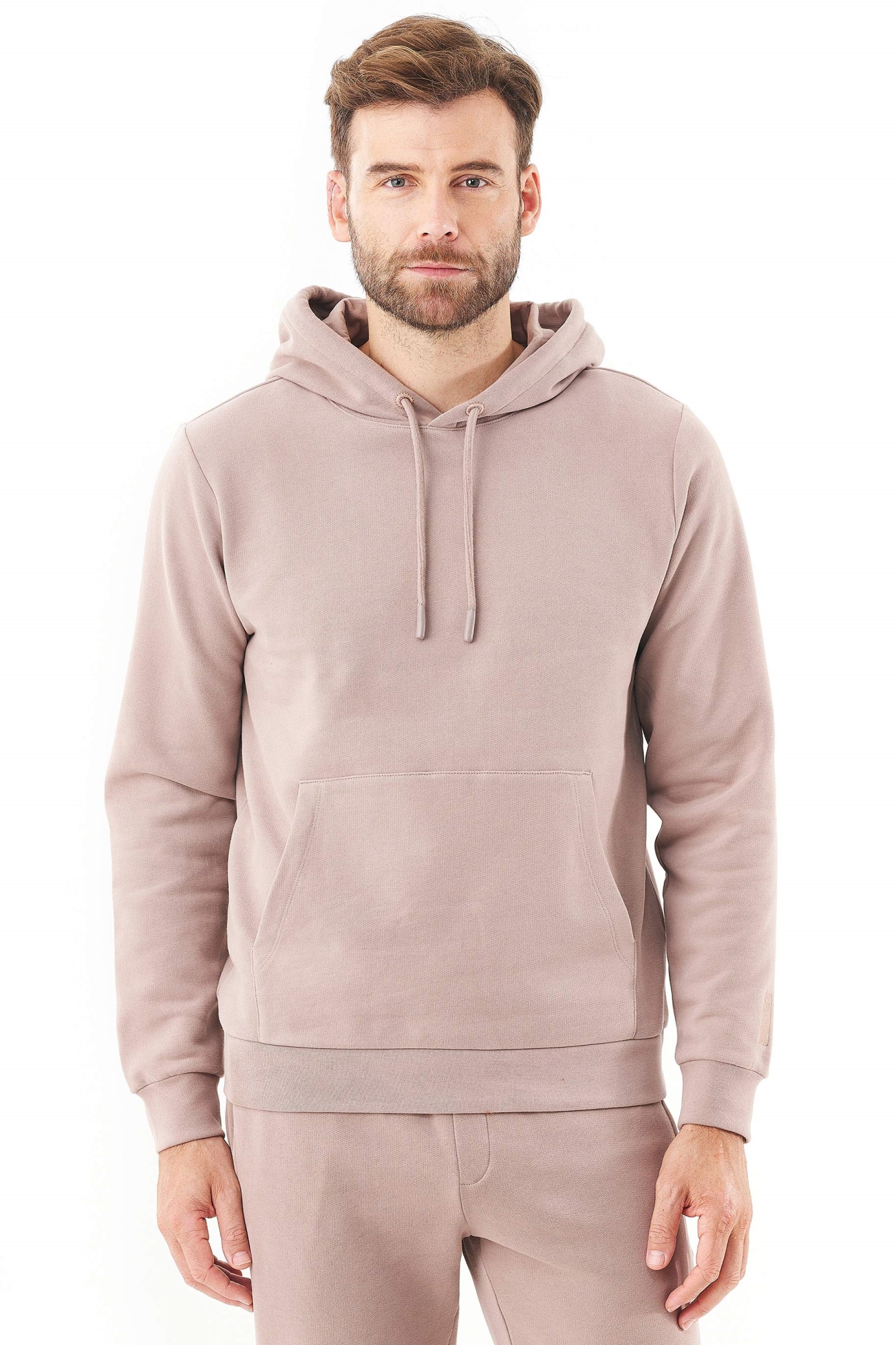 ORGANICATION mannen vegan Hoodie Hoolden Mocha