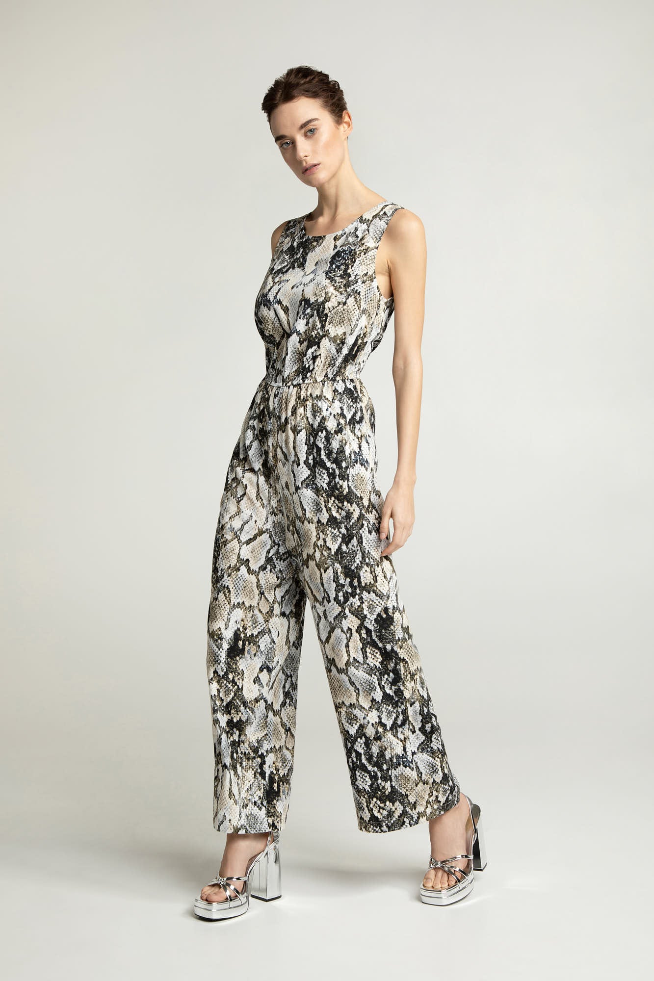 Lovjoi Dames Jumpsuit Staine Python Beige