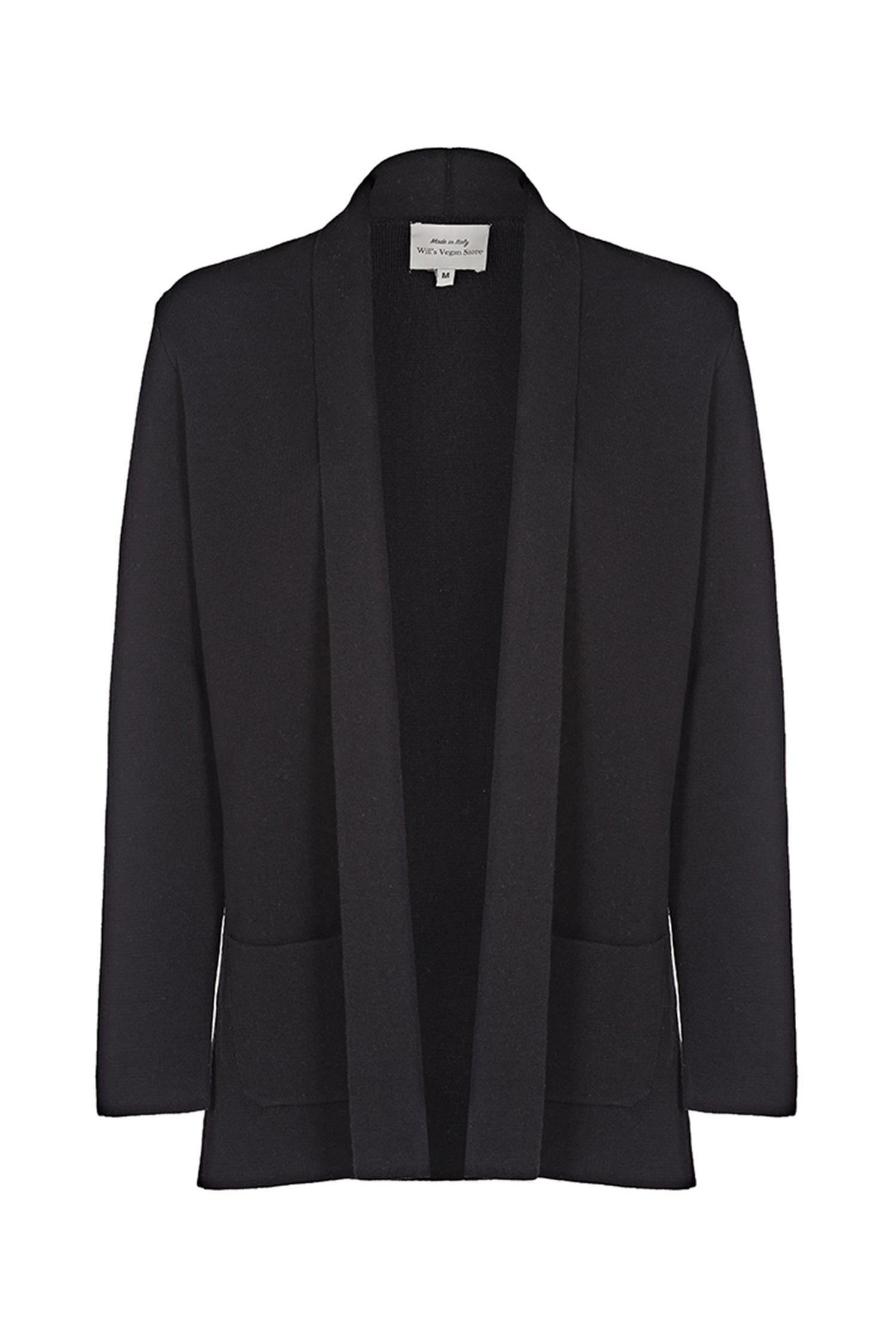 Will's Vegan Store  Vest Knit Zwart