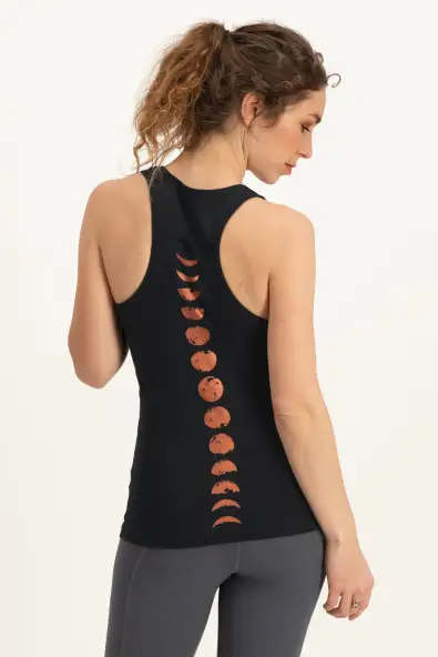 Luna Yoga Tank Top – Urban Black