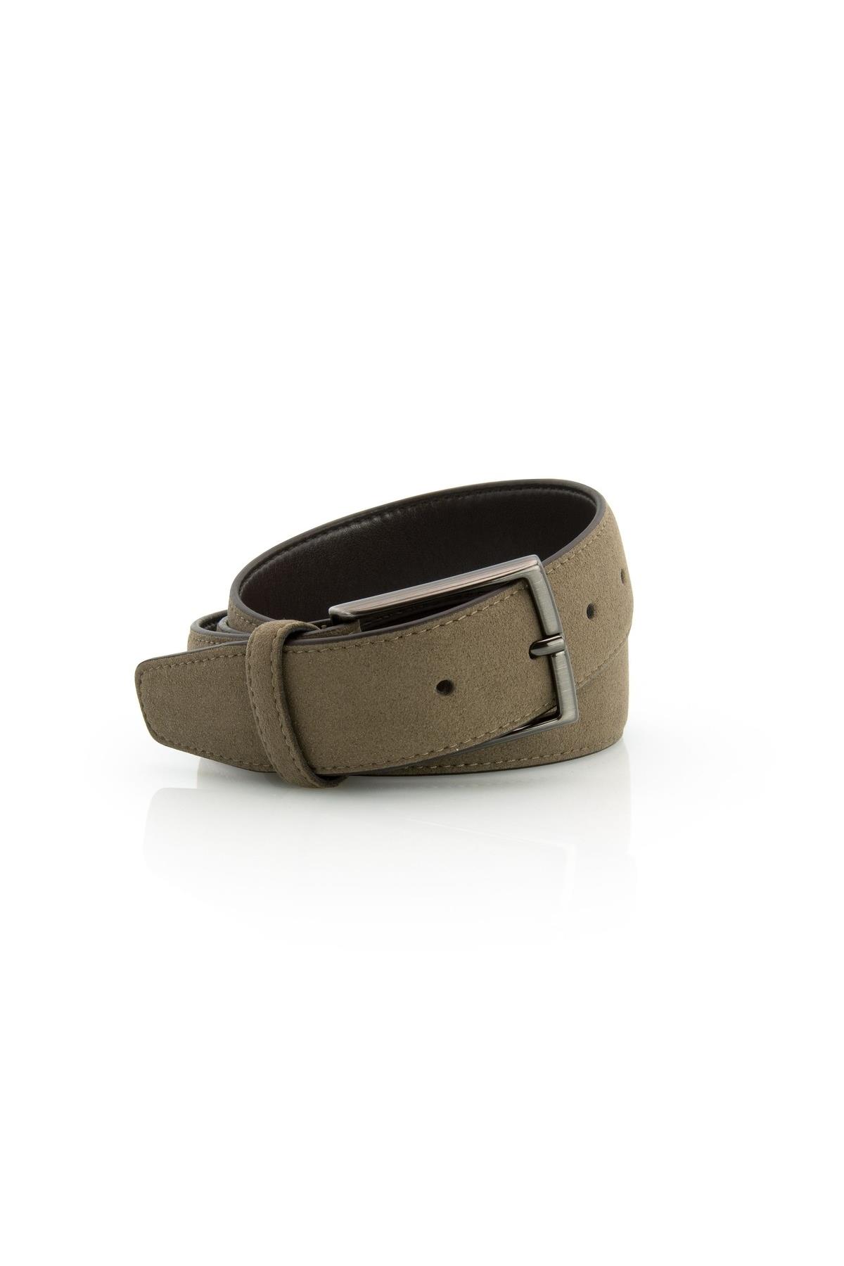 Noah mannen vegan Riem Cinta Vegan Suede - Taupe