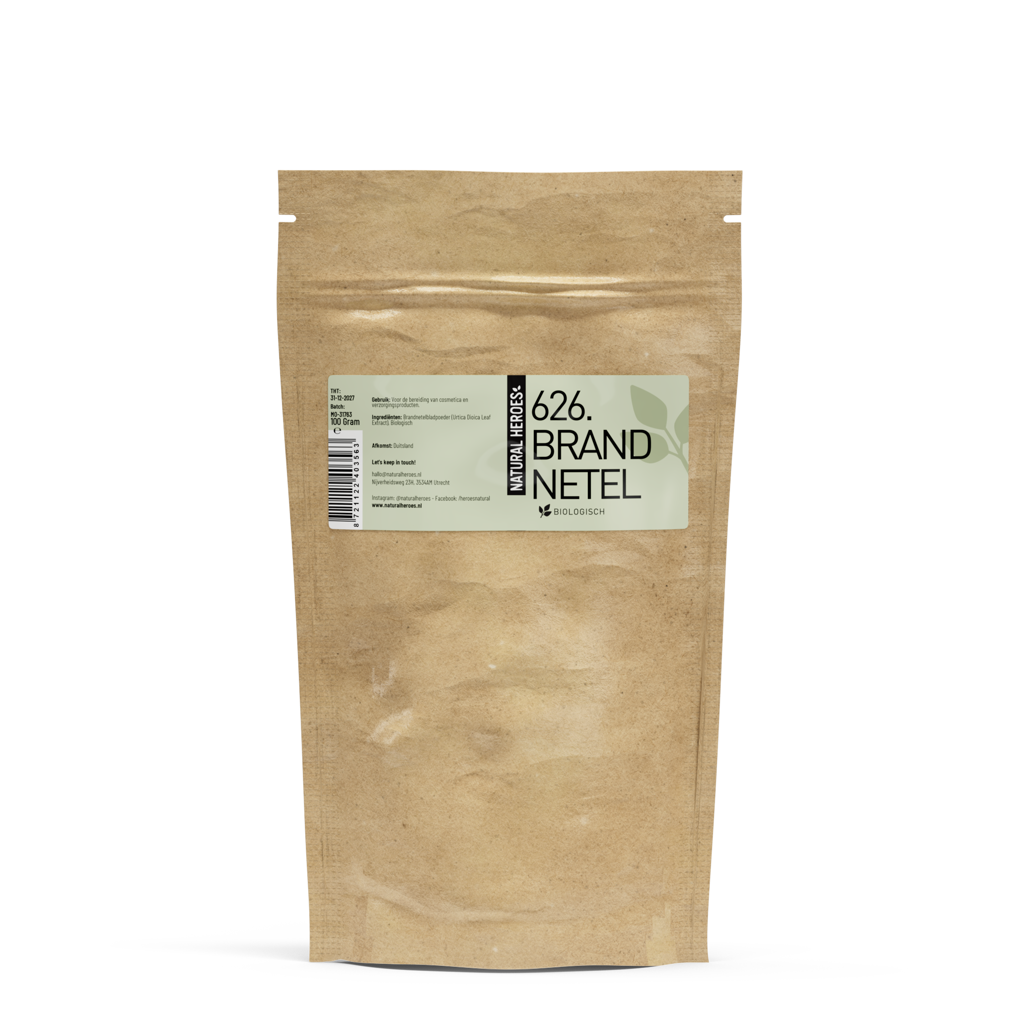 Brandnetel (Gedroogd, Poeder) - Biologisch