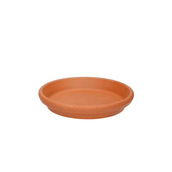 Bloempotschotel, terracotta, Ø 11 cm