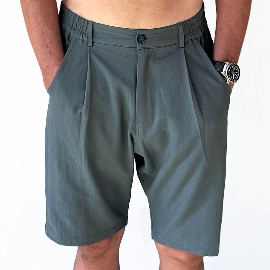 Short Petrol groen (Emerald) – Gerecycled Katoen
