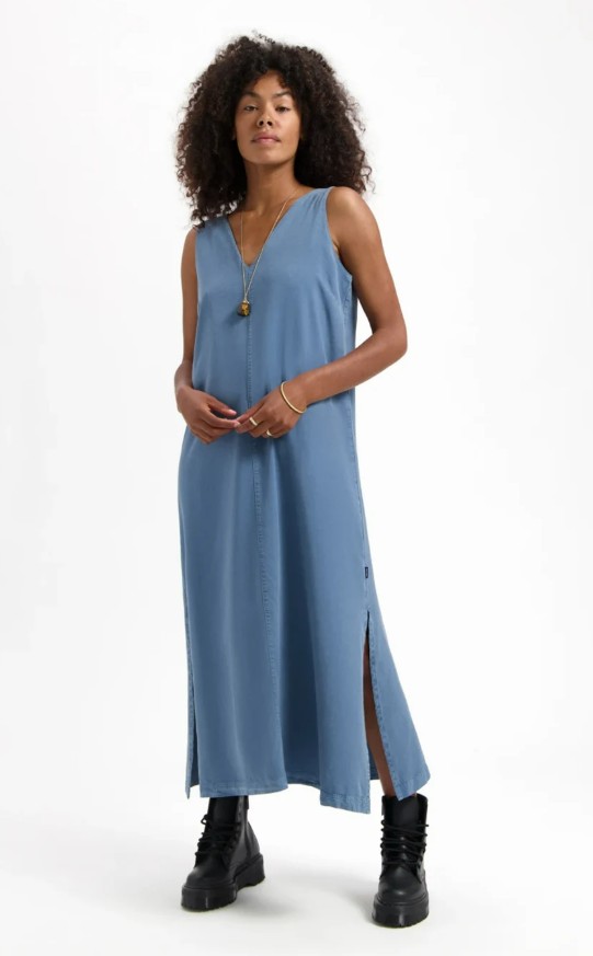 Kuyichi Macy Maxi Jurk – Blauw