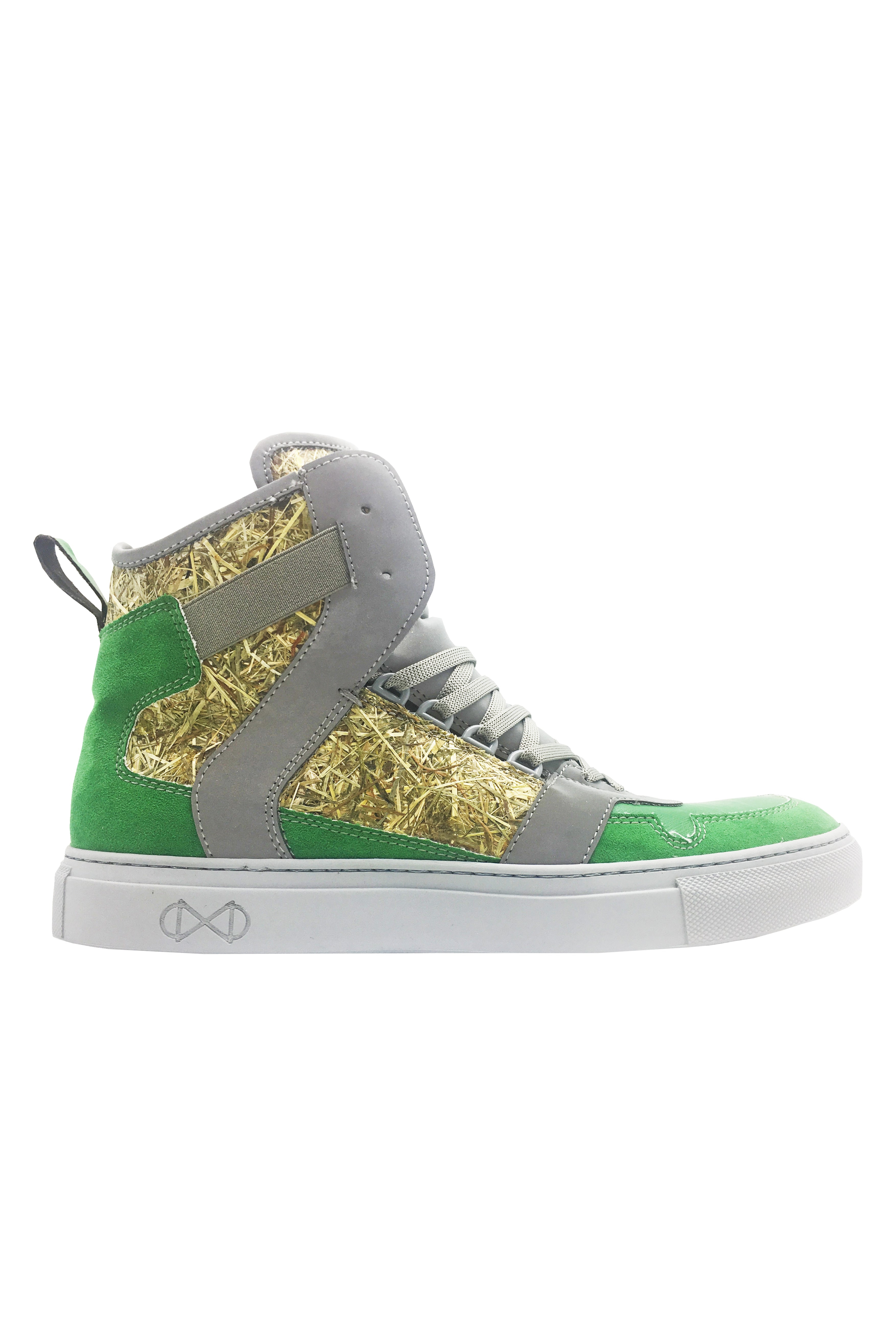 nat-2 mannen vegan Sneakers Hayfield Cube Almwiese Groen