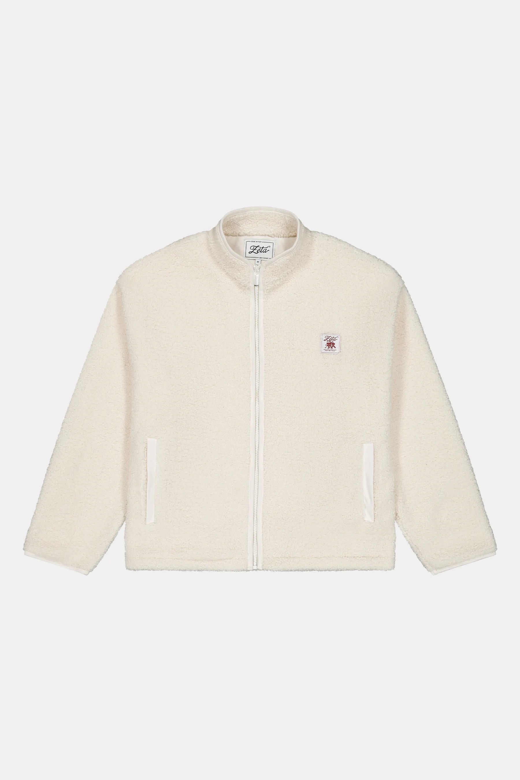 ZÃ¨ta mannen vegan Jas Unisex Sherpa Beige