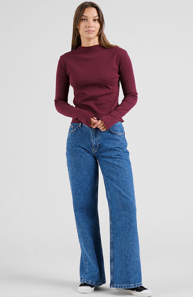 Ryd rib top fig red