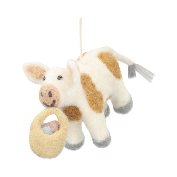Hanger, vilt, kalfje met een eiermandje