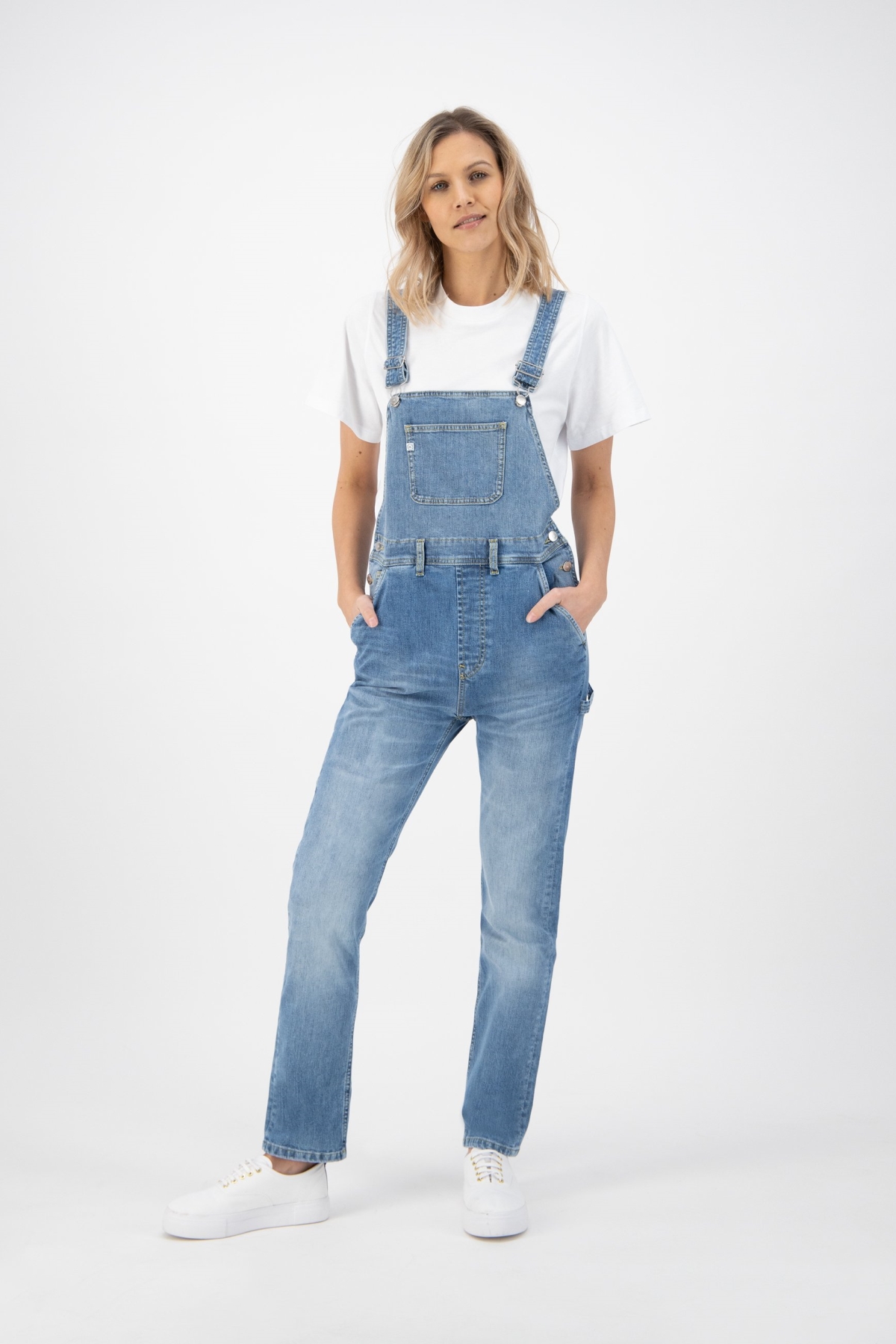 MUD Jeans  Tuinbroek Jenn Blauw