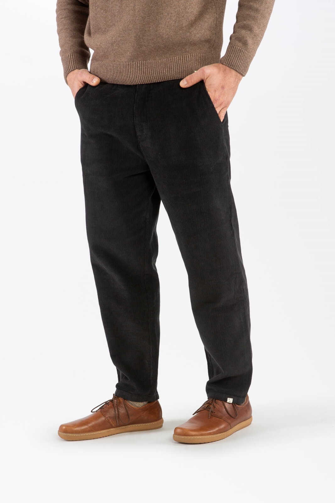 MATONA mannen vegan Broek Koord Zwart