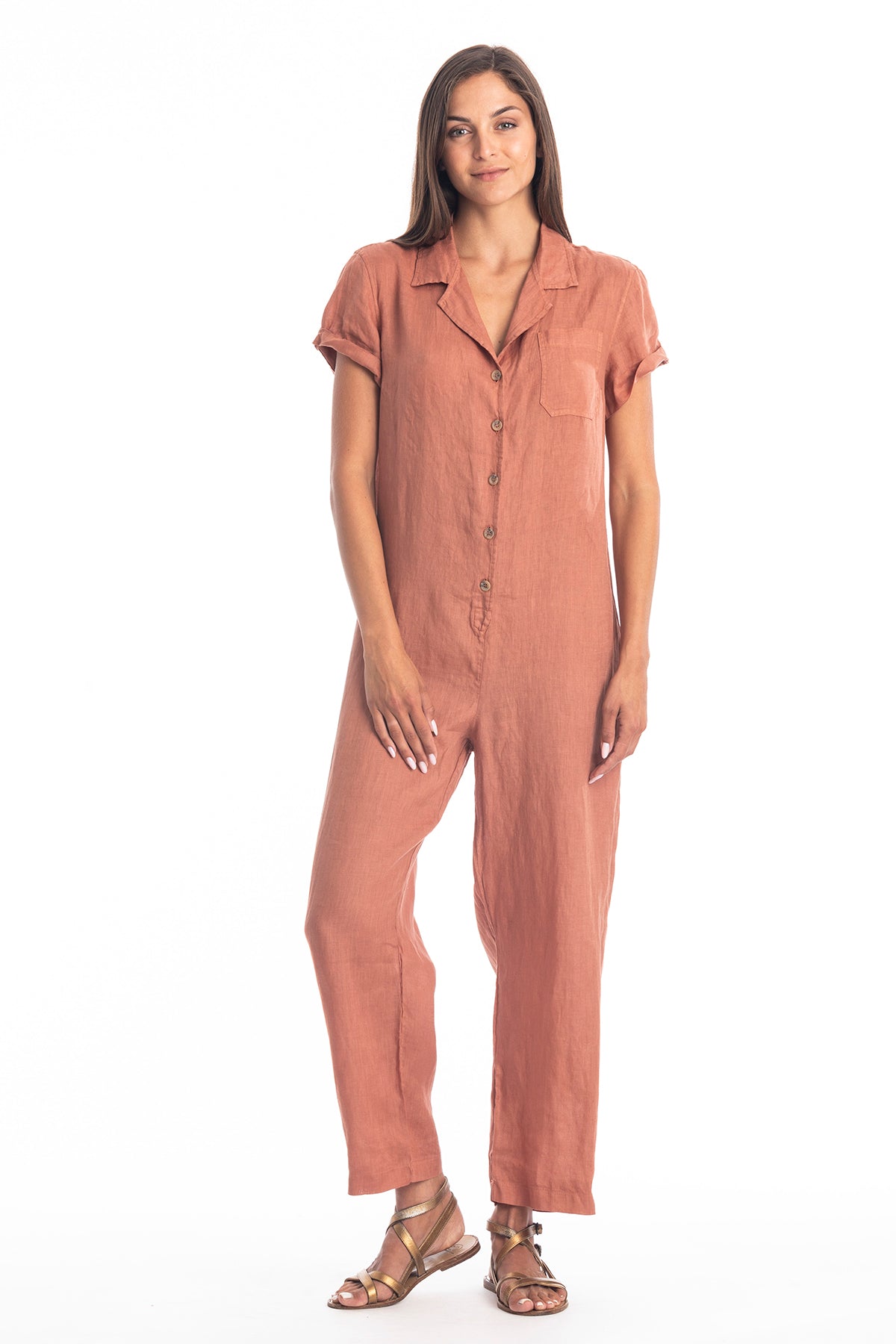RAVENS VIEW IBIZA  Jumpsuit Portofino Brons