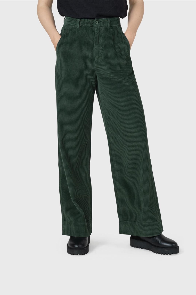 Klitmøller Corduroy Broek - Mosgroen