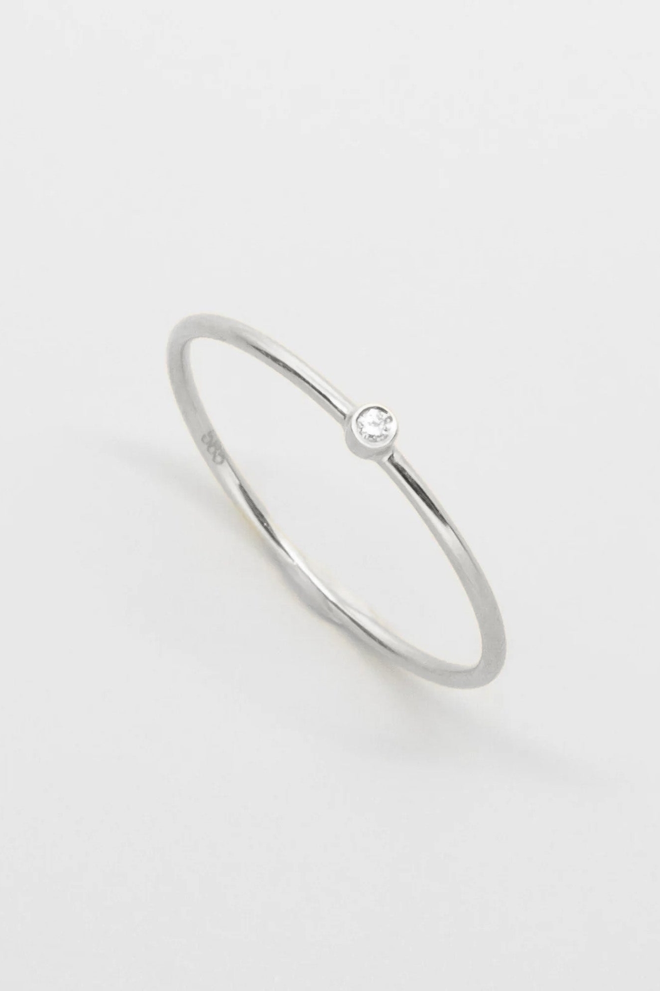fejn Diamanten Ring Witgoud 14k