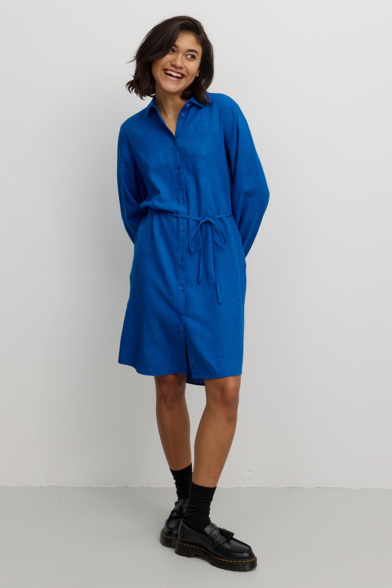 Recolution  Jurk Melon Lapis Blauw