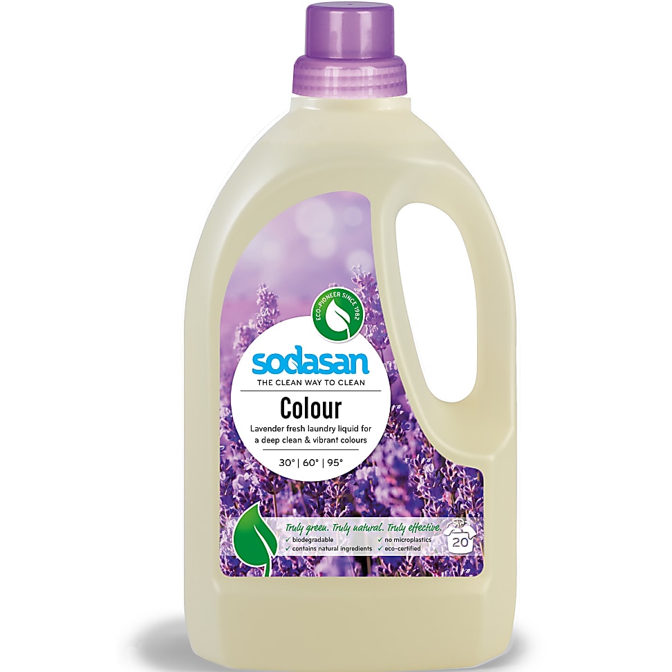 Sodasan Vloeibaar Wasmiddel Gekleurde Was Lavendel 1,5L
