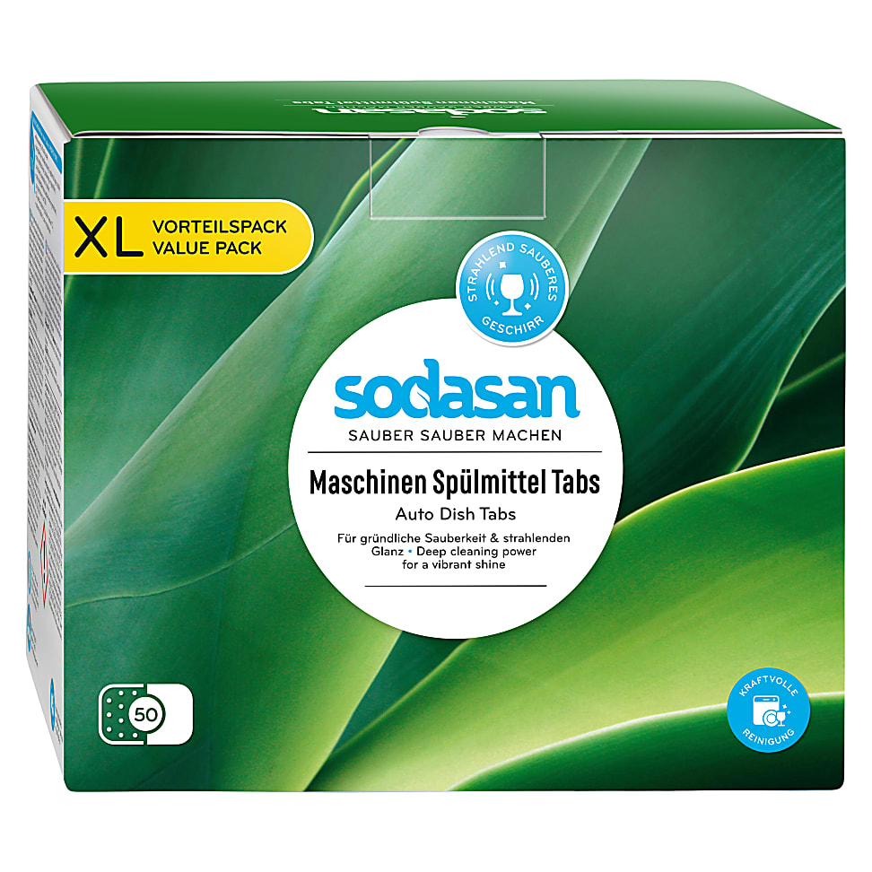 Sodasan Vaatwastabletten XL 50 stuks