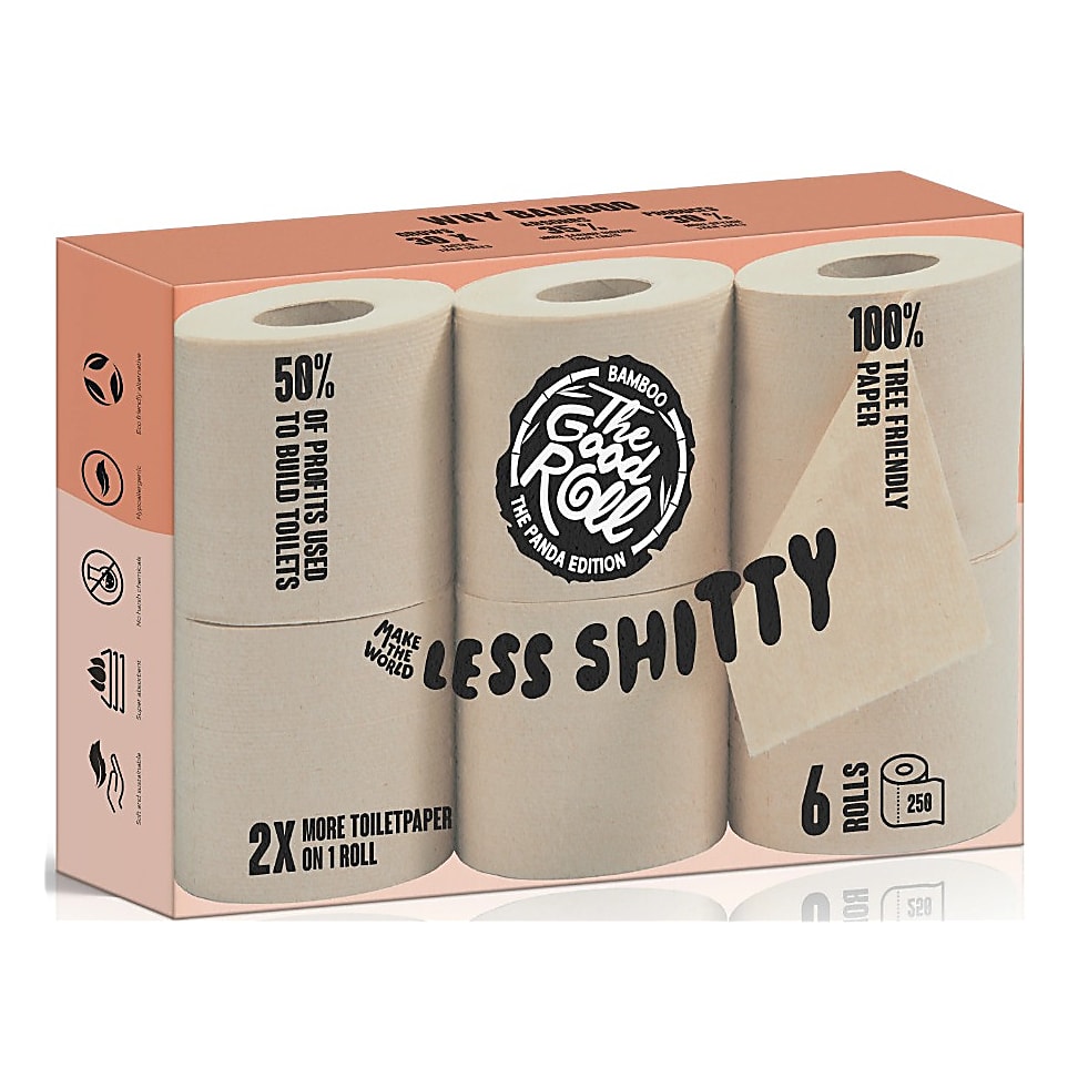 The Good Roll Toiletpapier Naked Panda Edition 6 rollen