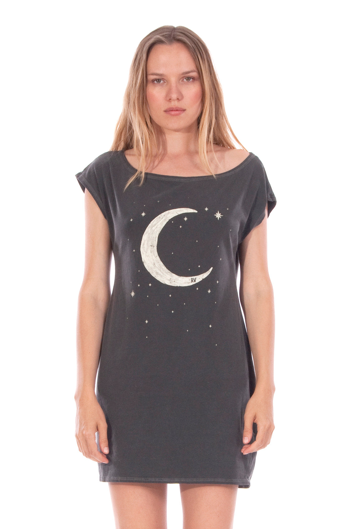RAVENS VIEW IBIZA  Jurk Moon Antraciet Grijs