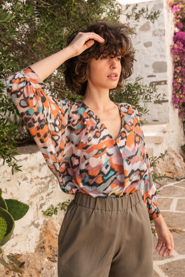 Widda  Blouse Mava Grafische Print