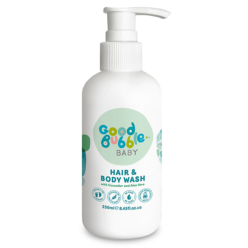 Good Bubble Baby Komkommer & Aloe Vera Haar and Body Wash 250ml