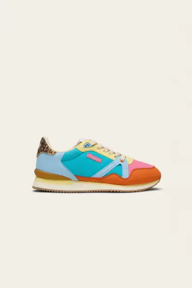 Odaje  Sneakers AndrÃ©e Oranje/Roze/Citroen