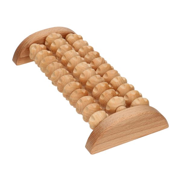 Massageroller, voeten, beukenhout
