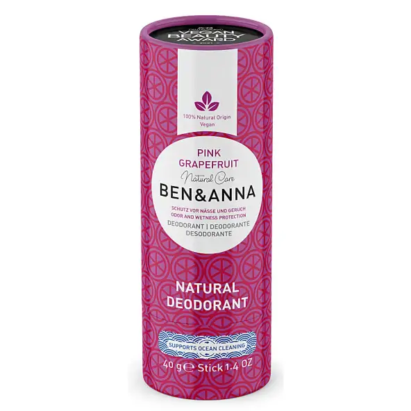 Ben & Anna Papertube Deodorant 40g - Pink Grapefruit