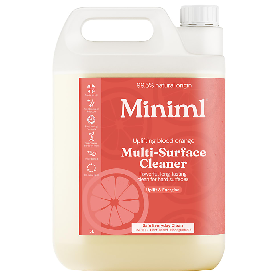 Miniml Oppervlaktereiniger Bloedsinaasappel - 5L Refill