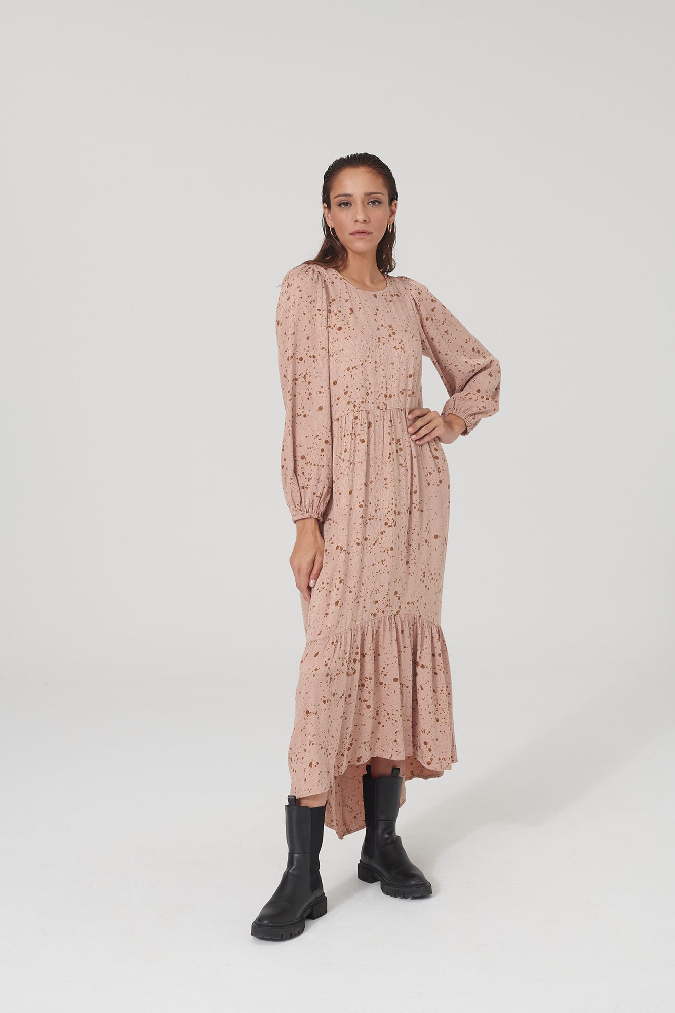 LOVJOI  Jurk Audreyana Roze