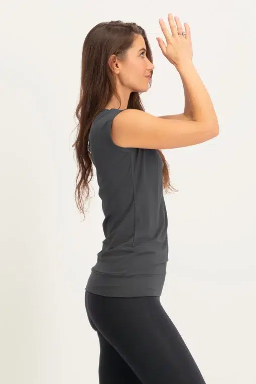 Asana Yoga Tee  – Ash
