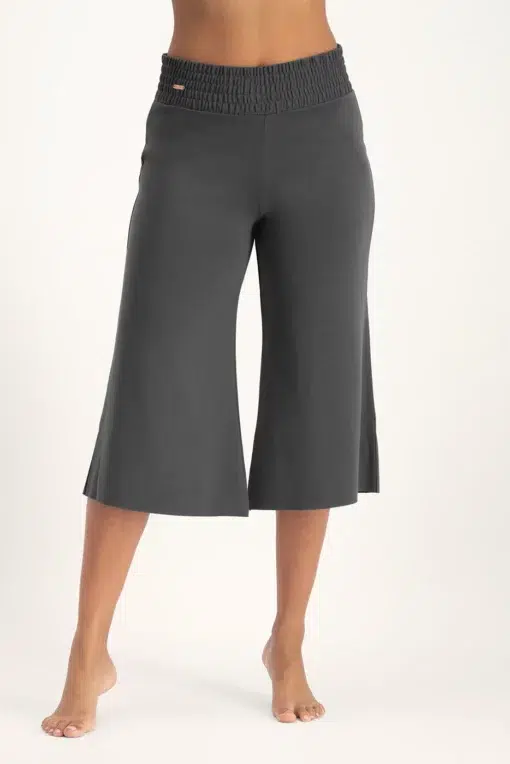 Flow Wijde Yoga Capri – Ash