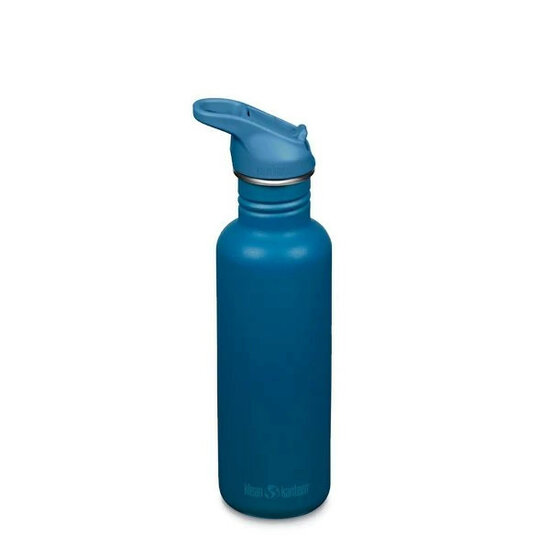 Klean Kanteen Classic Flip Seal Sport Cap Corsair 800ml, grote drinkfles 90% gerecycled RRVS