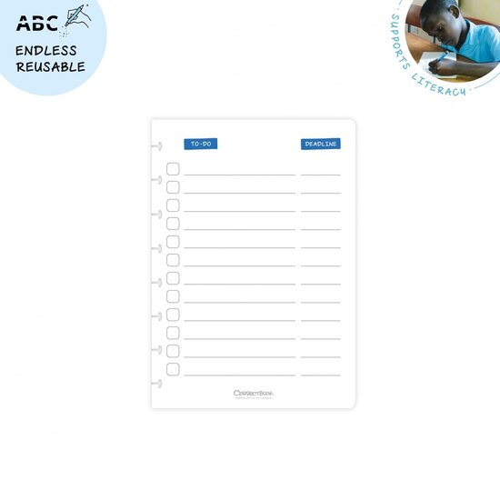 Correctbook A6 To do List, set 5 bladen
