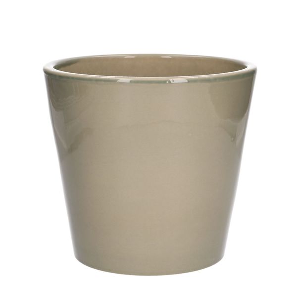 Bloempot, aardewerk, zachtgroen, Ø 20 cm