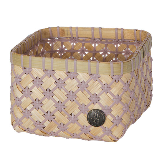 Handed By Basket Bamboolastic XS mauve van bamboe & R-Pet