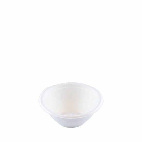 Suikerriet wegwerp kommetje 200ml. Pak van 50 stuks
