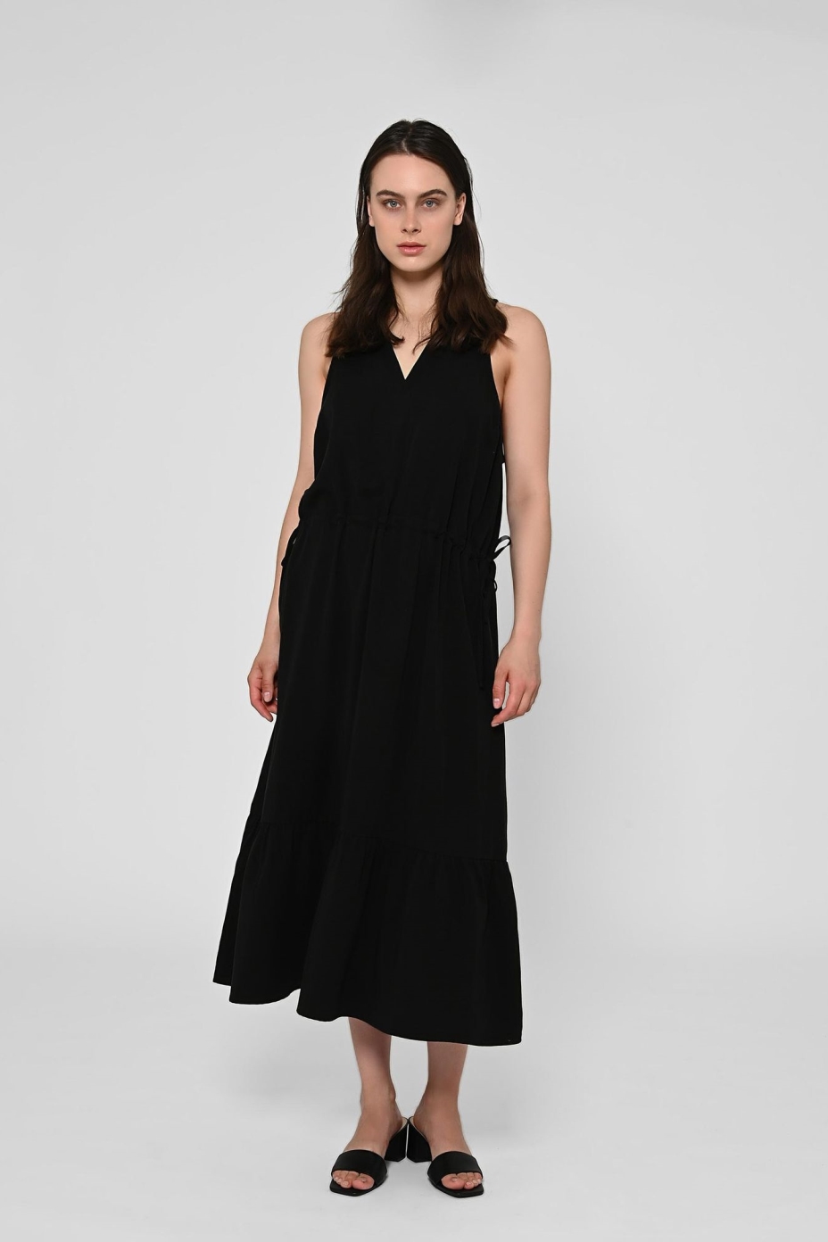 Lovjoi Ramaria Maxi Jurk - Zwart
